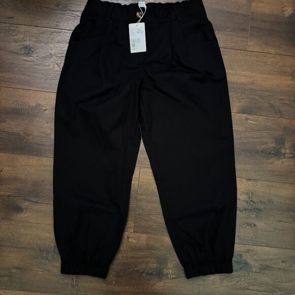 Halara Mid Rise Zipper Pocket Casual Cotton Joggers - Picture 5 of 5